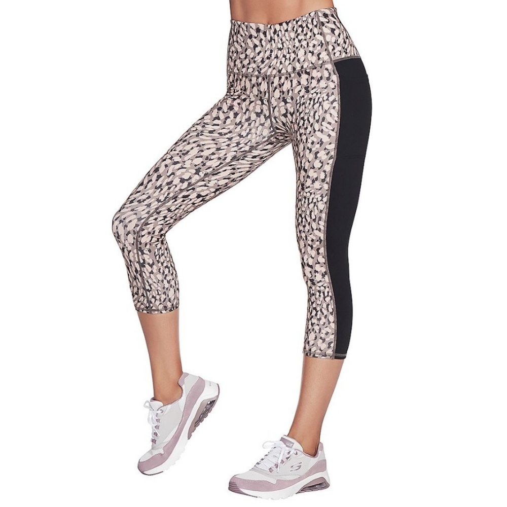 🆕 Skechers GOFLEX Leggings Cheetah Print Women's